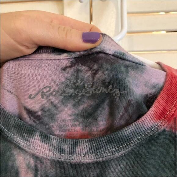 Vintage Rolling Stones Tokyo 1990 Tie Dye Graphic T-Shirt - Picture 4 of 6
